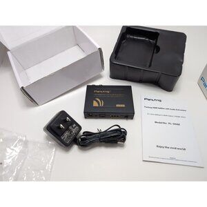 Panlong HDMI 1x2 Splitter with 5.1/2CH Toslink RCA Audio Extraction